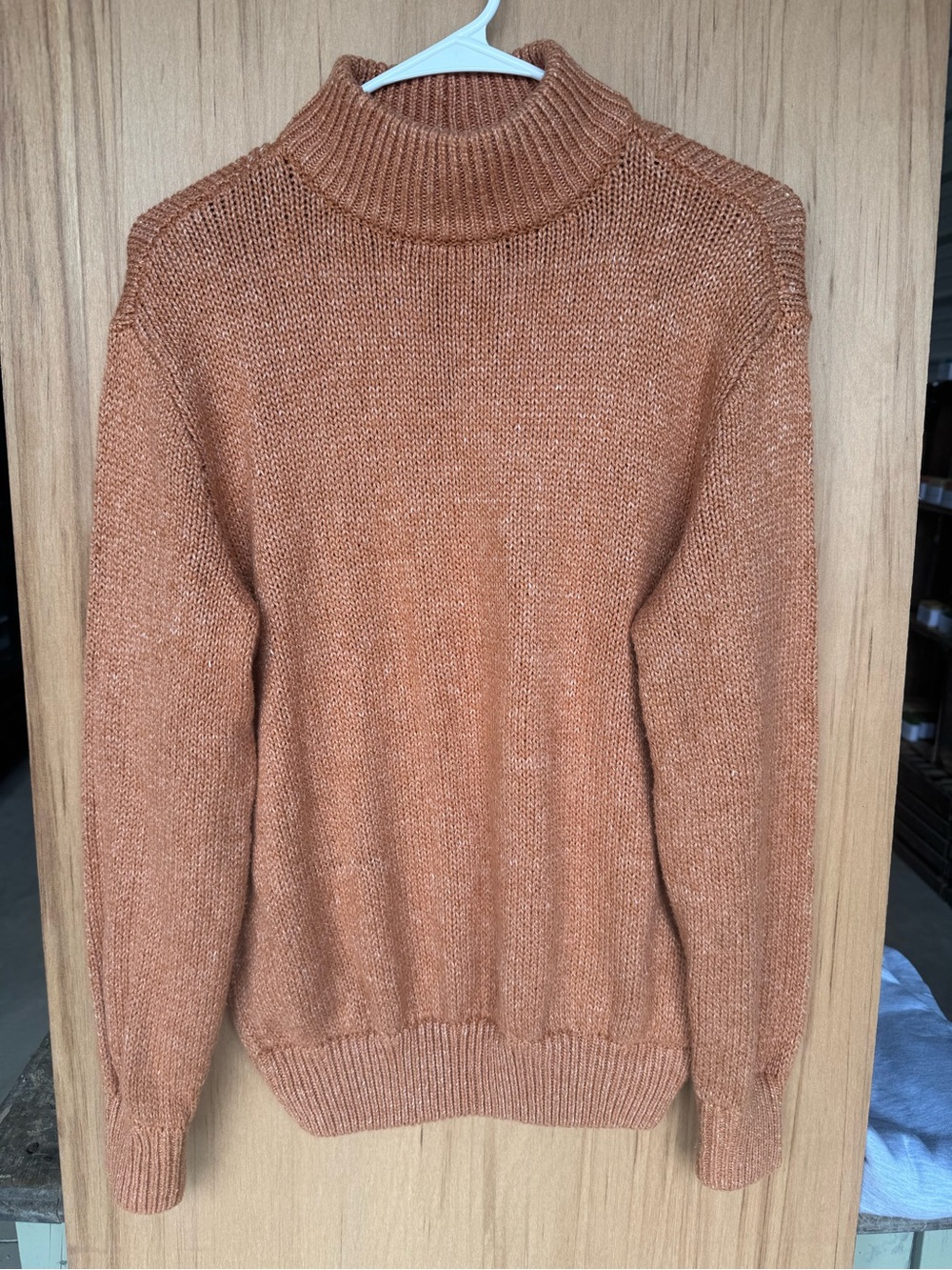 aerie Chunky Knit Turtleneck Sweater - Burnt Orange | Harvest Pumpkin Patch